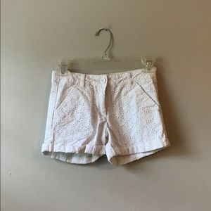 nautica size 10 white shorts